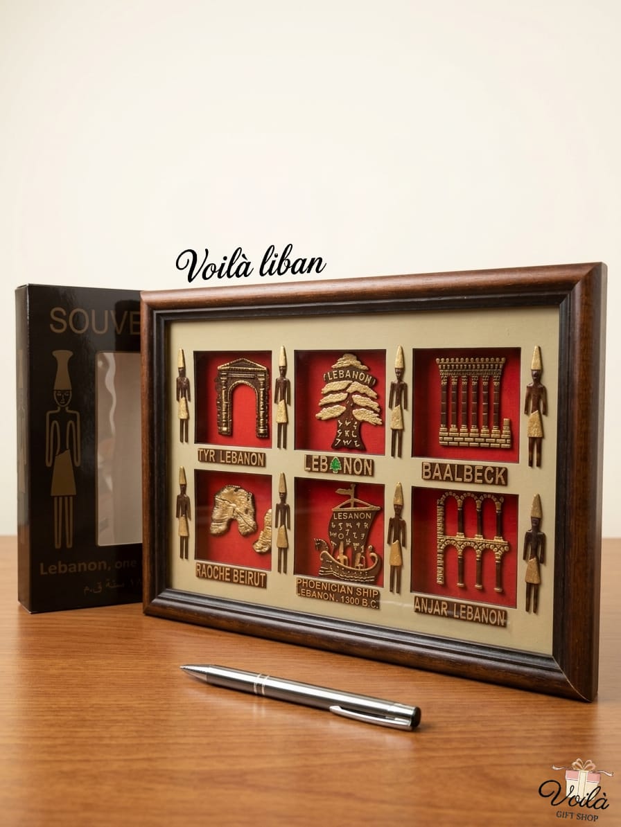 Artisanat-Libanais-Handcrafted-Brass-Phoenician-Ship-Voila-Gift-Shop