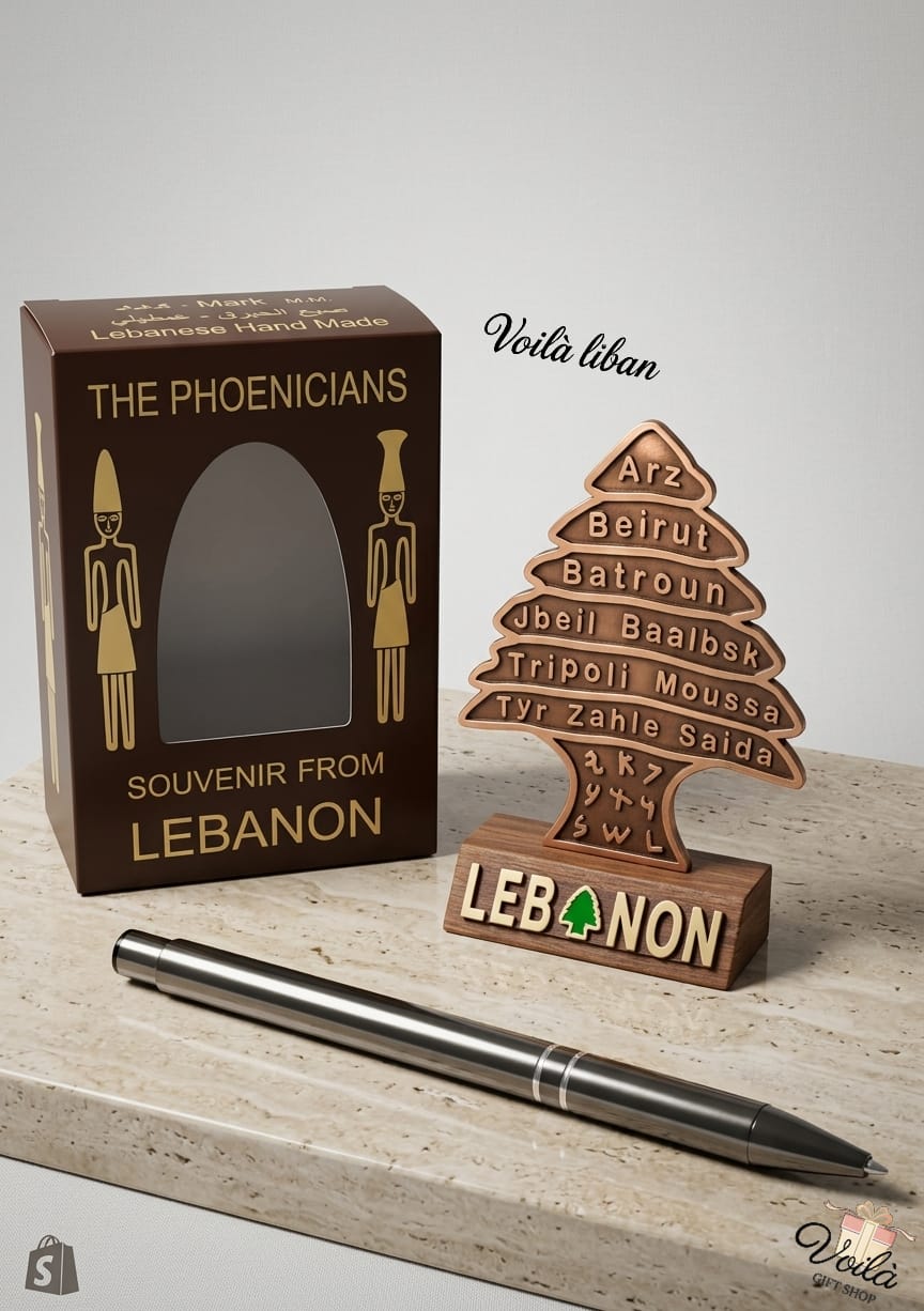Artisanat-Libanais-Handcrafted-Brass-Phoenician-Ship-Voila-Gift-Shop