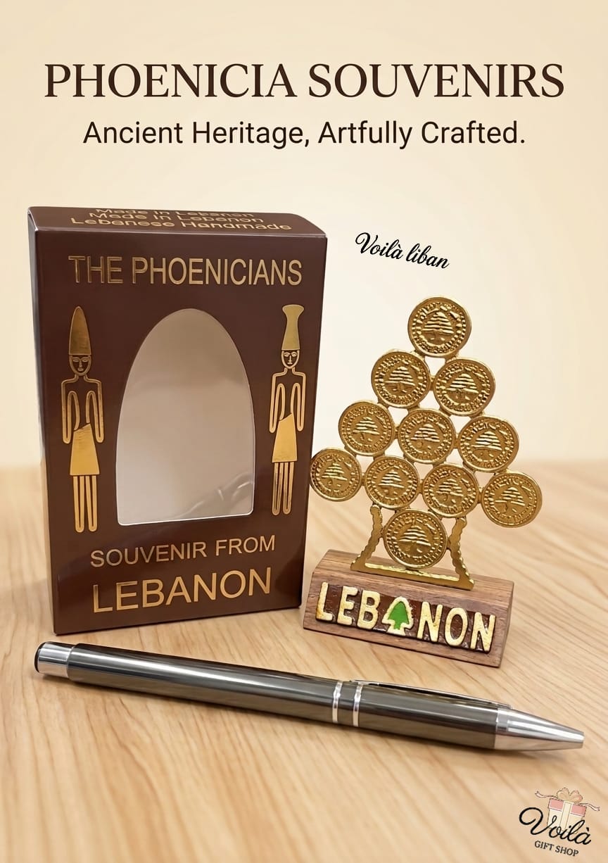 Artisanat-Libanais-Handcrafted-Brass-Phoenician-Ship-Voila-Gift-Shop