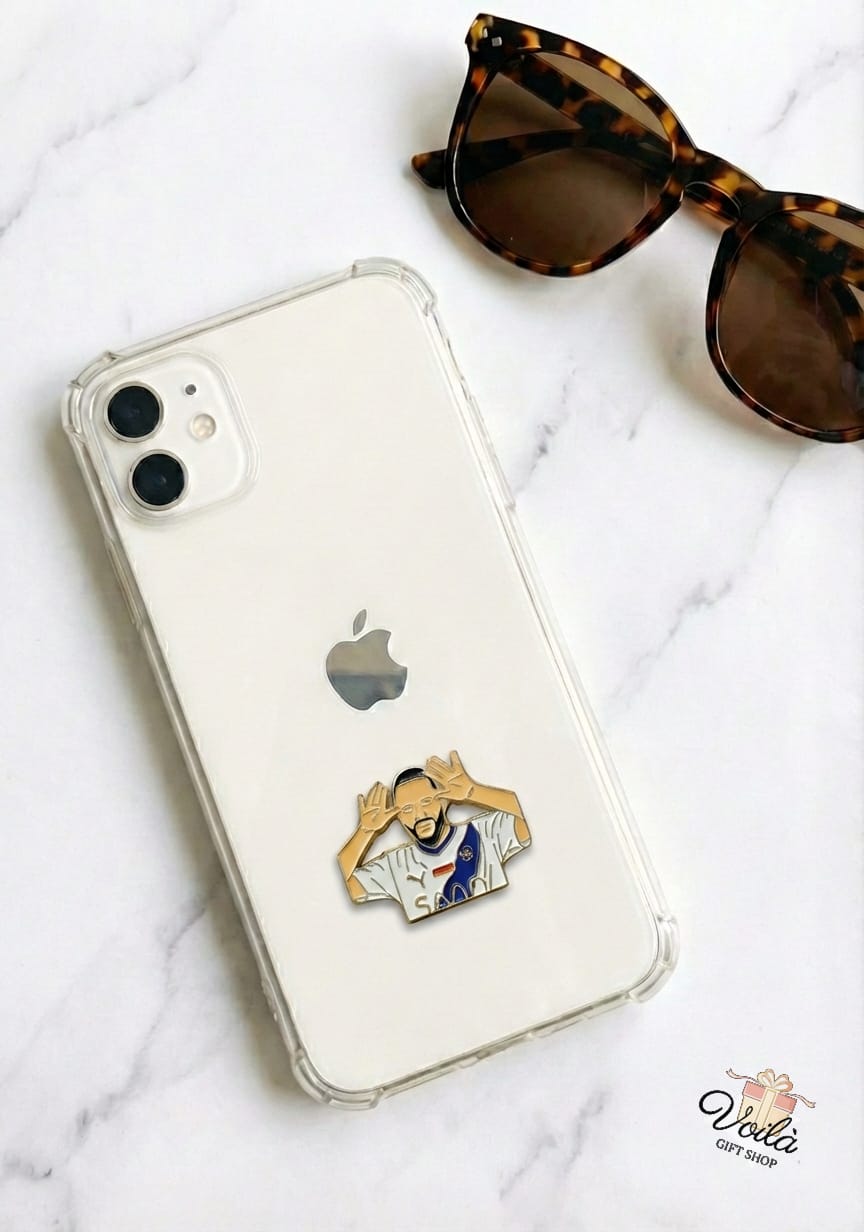 Neymar Celebration Enamel Metal Phone Sticker