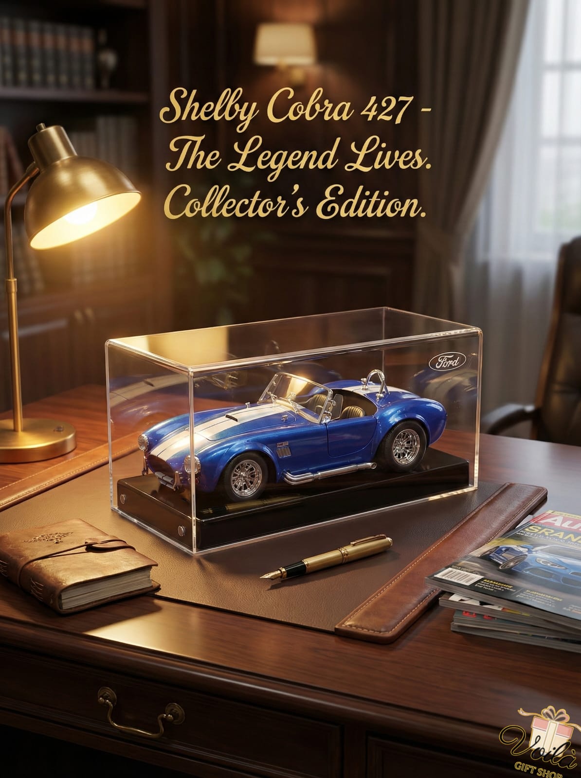 Shelby Cobra 427 Diecast Model - 124 Scale The Legend Lives Collector's Edition
