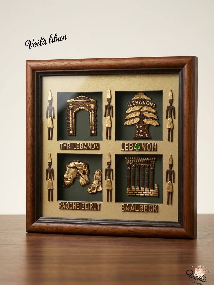 Artisanat-Libanais-Handcrafted-Brass-Phoenician-Ship-Voila-Gift-Shop