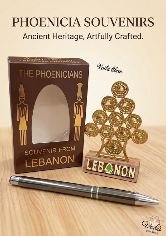 Artisanat-Libanais-Handcrafted-Brass-Phoenician-Ship-Voila-Gift-Shop