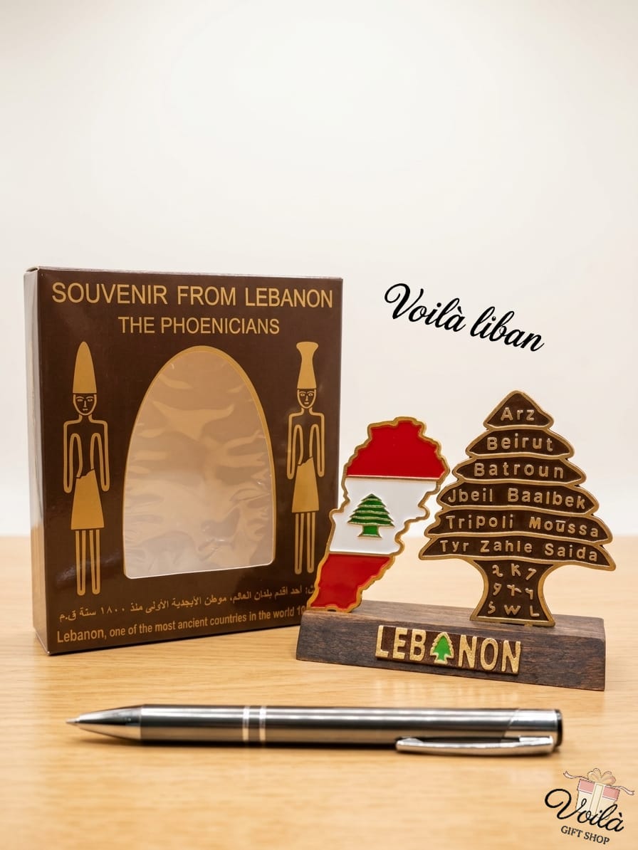 Artisanat-Libanais-Handcrafted-Brass-Phoenician-Ship-Voila-Gift-Shop