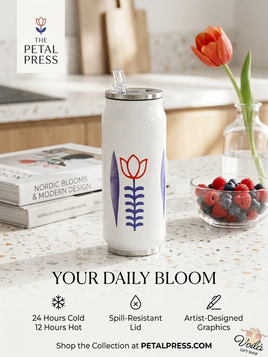 "Daily Bloom" Tulip Heritage Insulated Tumbler