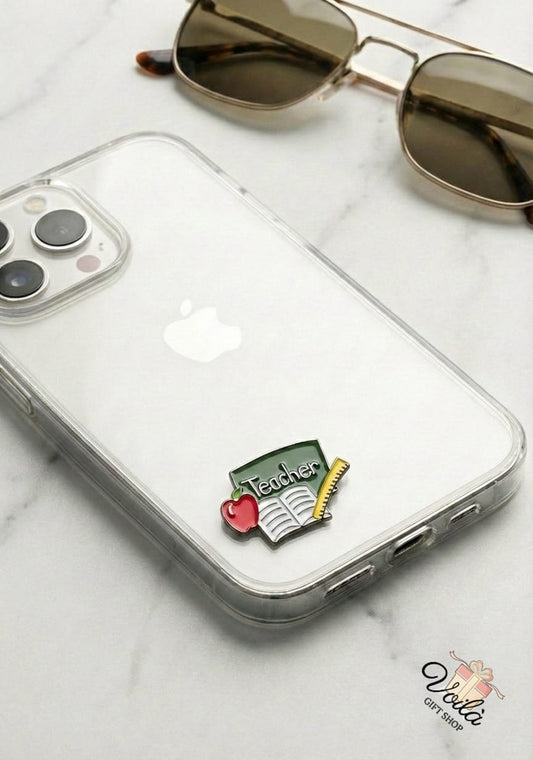 Teacher's Day Enamel Phone Sticker