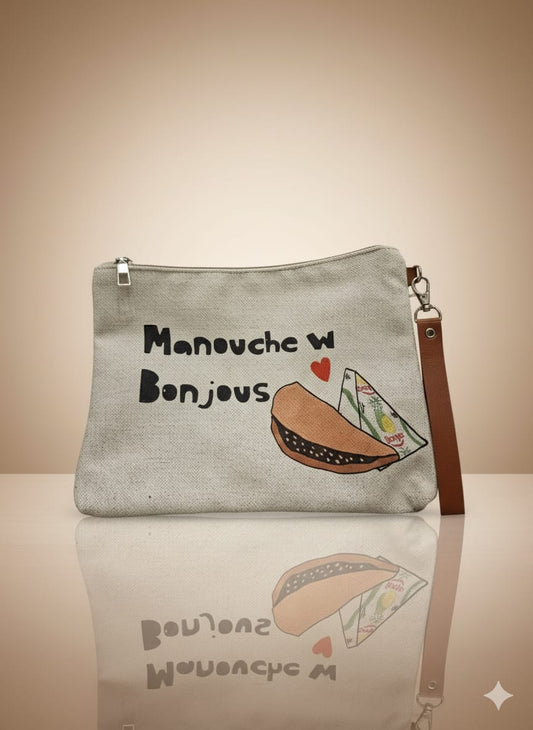 Man2oushe w Bonjus Pouch – A Taste of Lebanese Childhood