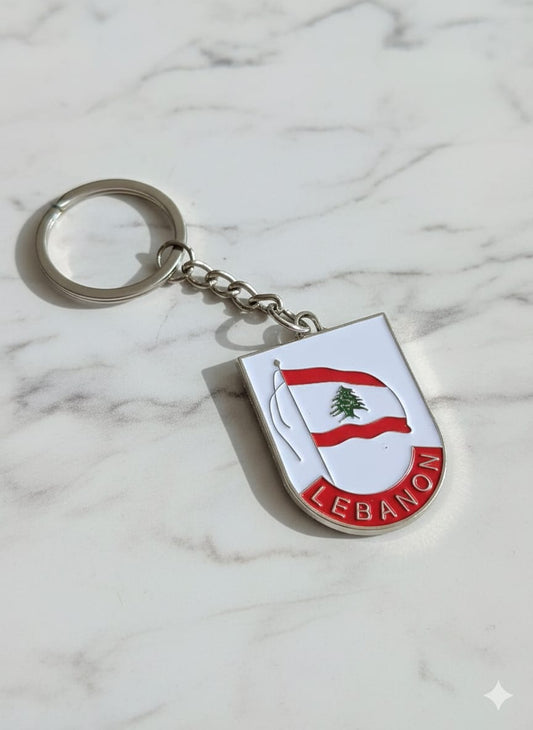 Lebanon Flag Keychain – Phoenician Inspired Symbol of Heritage and Pride