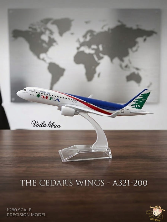 Premium MEA Airbus A321-200 Model | 1:280 Die-Cast Aviation Collectible