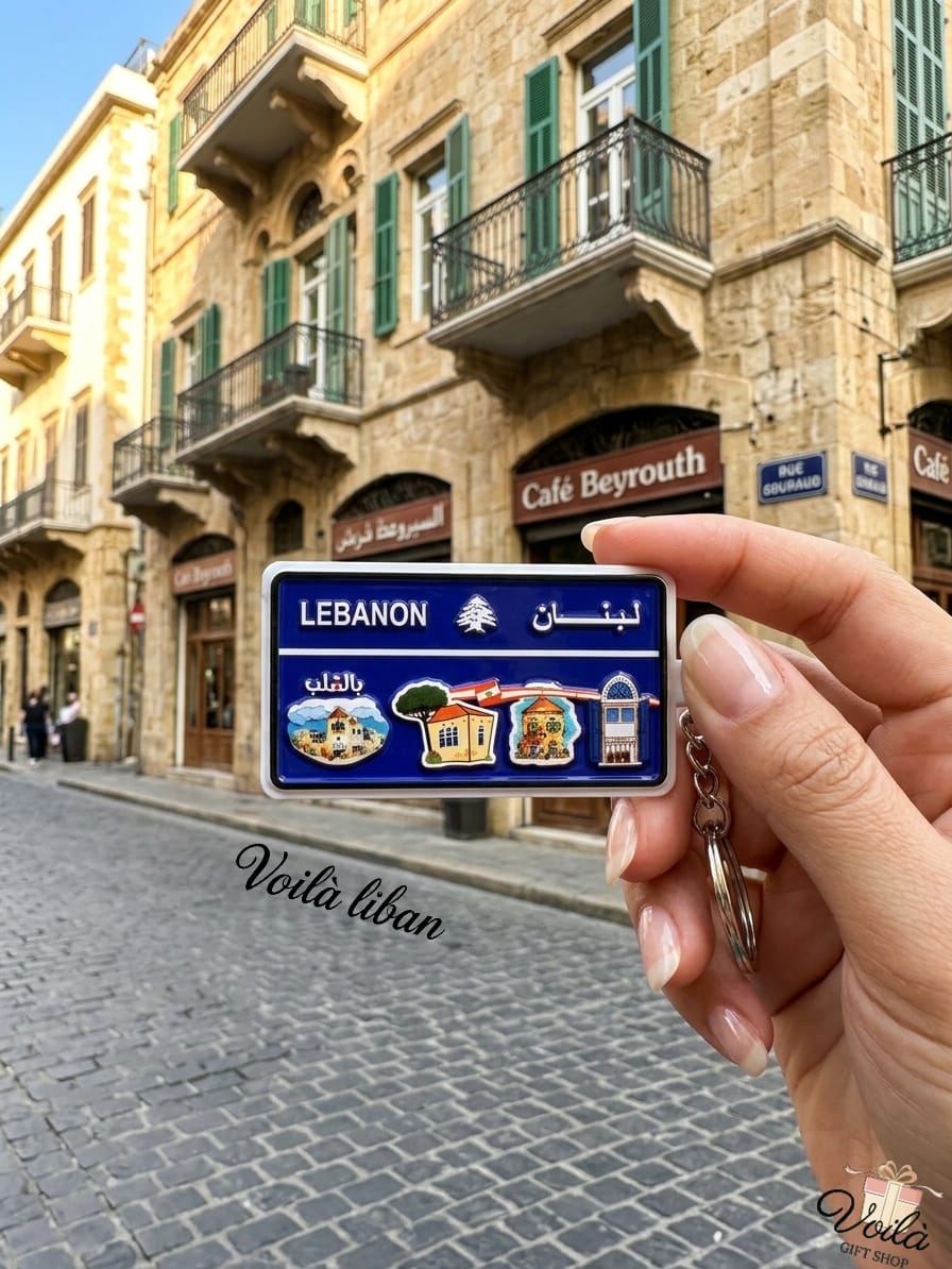 lebanese-traditional-village-bil-qaleb-keychain