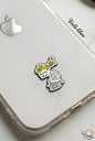 enamel metal phone sticker
