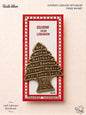 Authentic 100% handmade Lebanese fridge magnet featuring an antique bronze cedar tree engraved with cities like Beirut, Batroun, and Baalbek, in premium souvenir packaging.