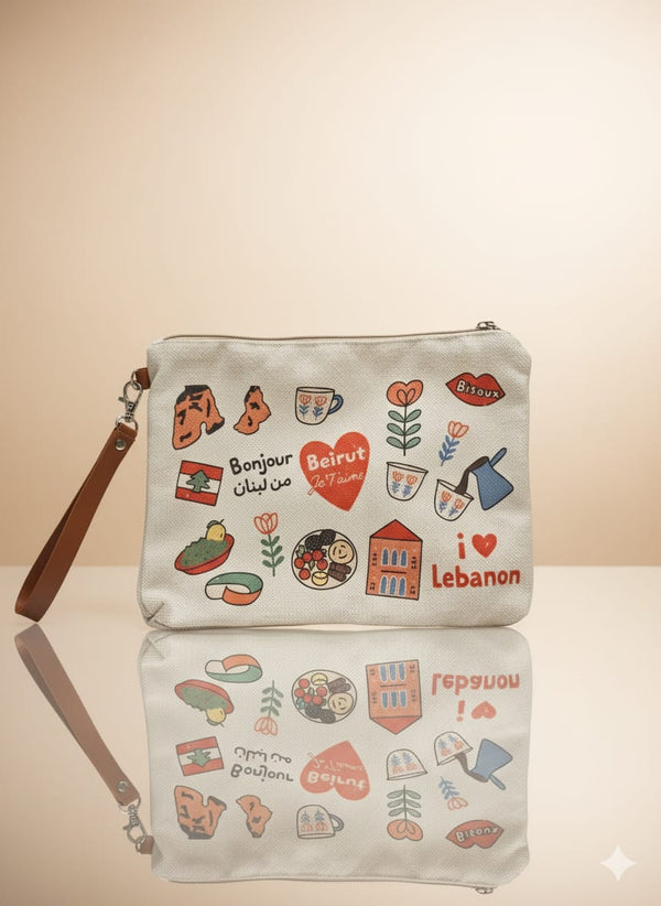 beirut je t'aime pouch