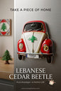 Lebanese Cedar Beetle Fridge Magnet with 10452 License Plate