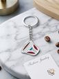 Traditional Lebanese Finjan Coffee Cup Enamel Keychain