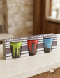 Lebanon Memories Heritage Glass Set of 3 with Beirut landmarks