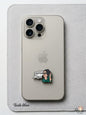 enamel metal phone sticker