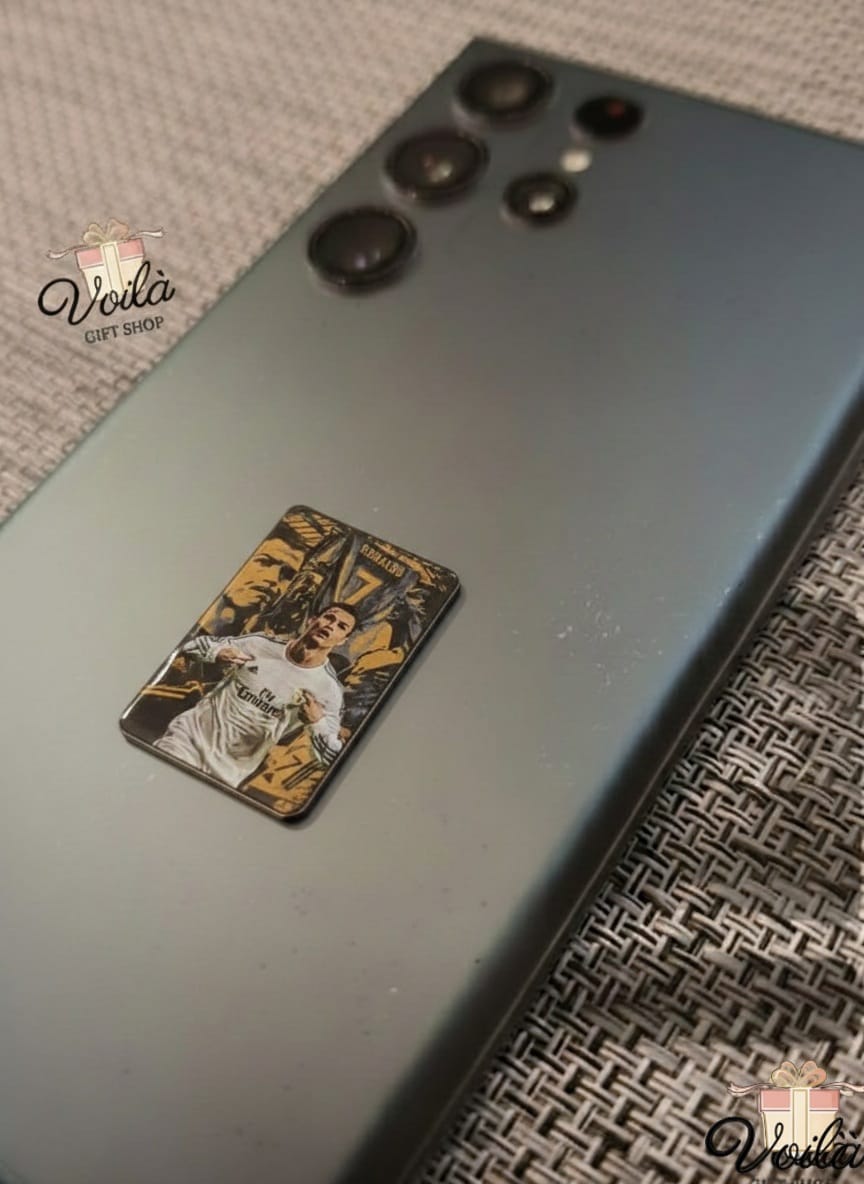 Phone case with a design on a smartphone