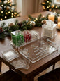 Silver Christmas Acrylic Entertaining and Sweet Box Set Lebanon