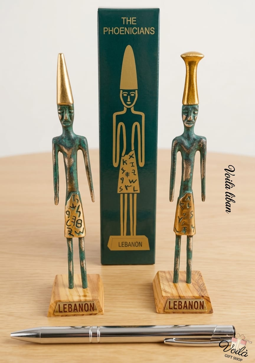 Artisanat-Libanais-Handcrafted-Brass-Phoenician-Ship-Voila-Gift-Shop