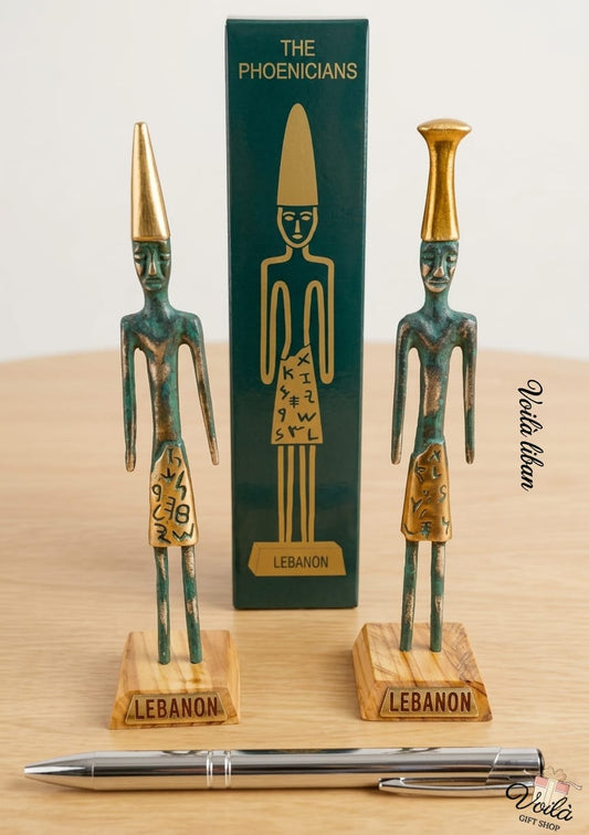 Artisanat-Libanais-Handcrafted-Brass-Phoenician-Ship-Voila-Gift-Shop