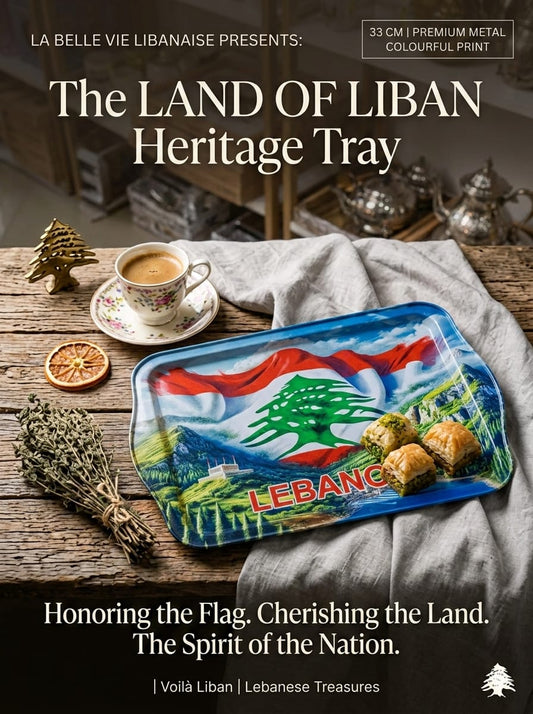 The Land of Liban Heritage Metal Tray